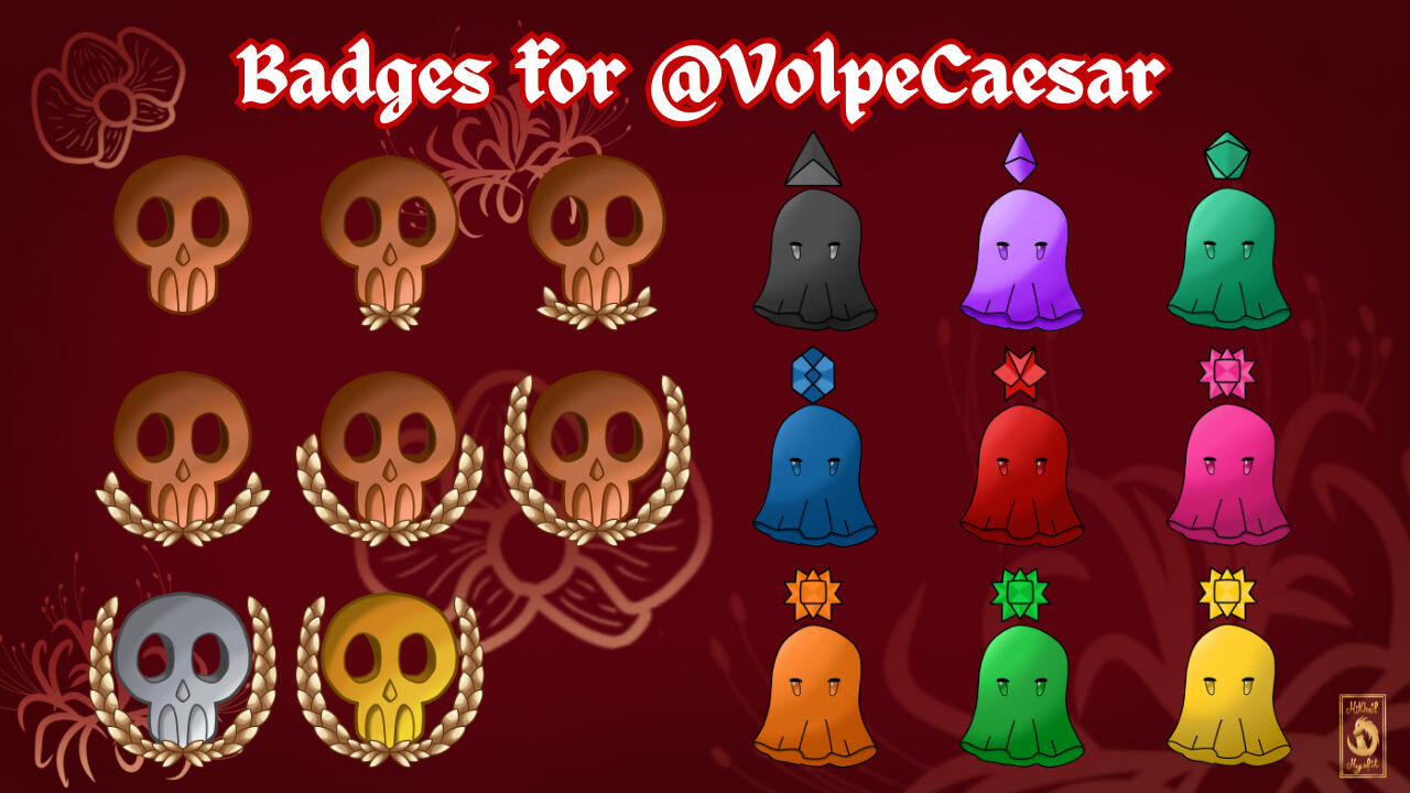 Badges for @VolpeCaesar