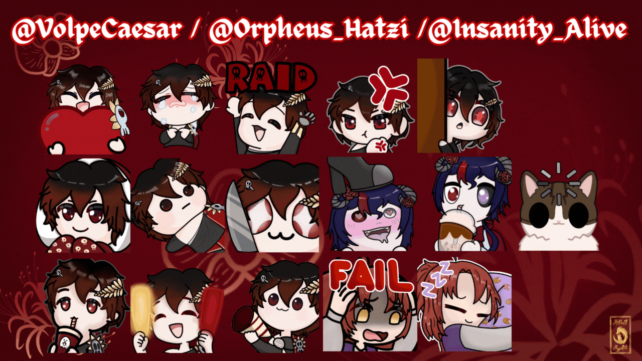 @VolpeCaesar / @Orpheus_ Hatzi / @Insanity _Alive